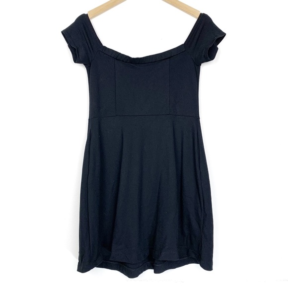 Free People Black Mamba Off the Shoulder Dress - Picture 4 of 5